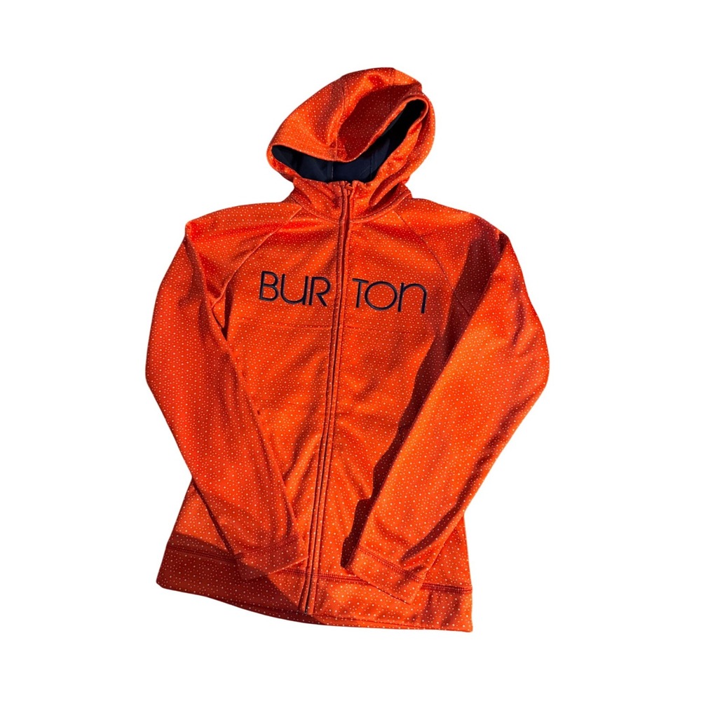 Burton Polka Dot Full Zip Fleece Jacket Size Small
